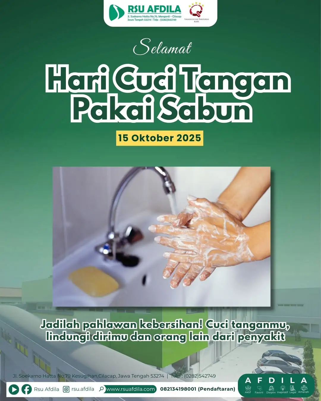 Hari cuci tangan pakai sabun