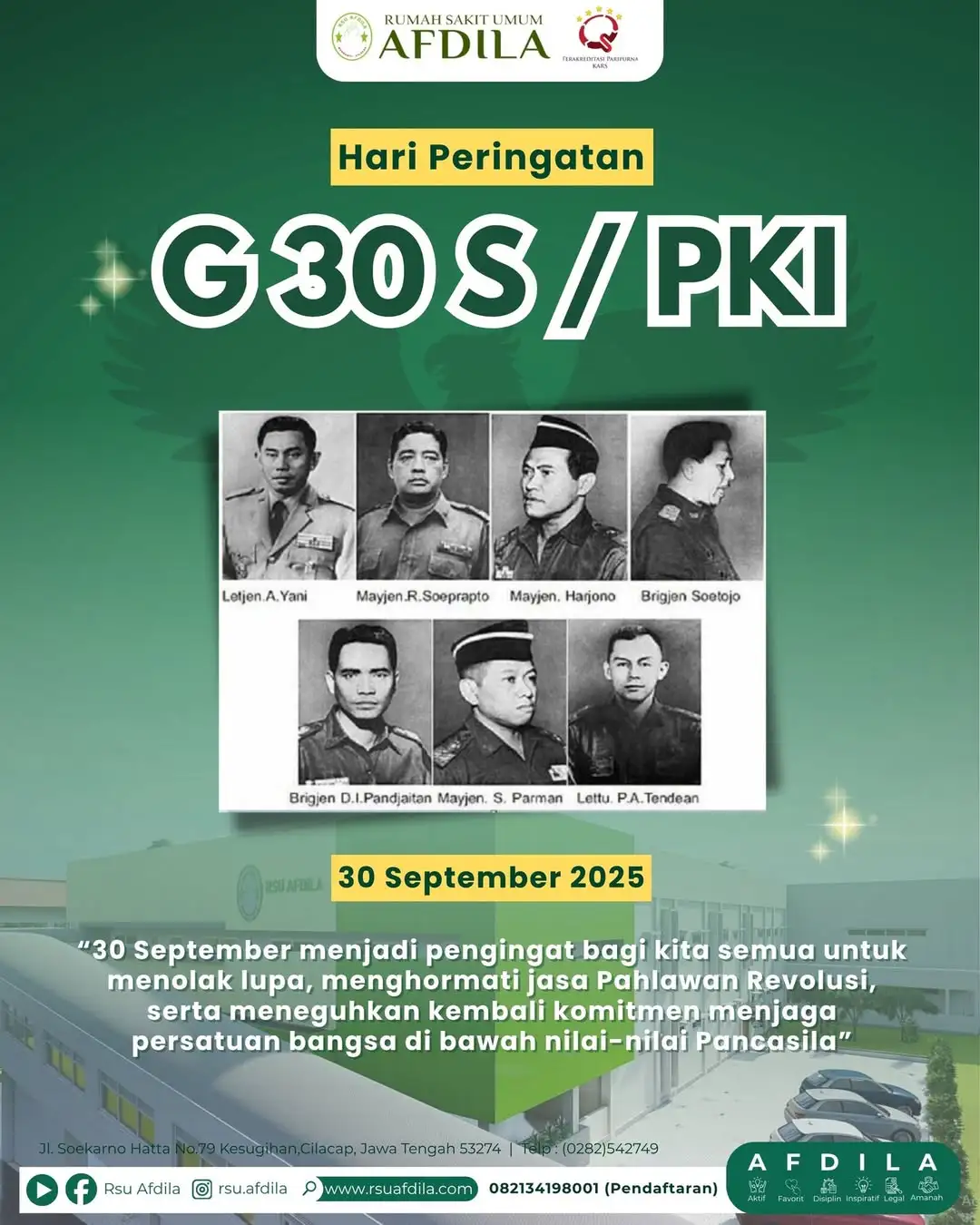 Selamat Memperingati Hari G 30 S / PKI