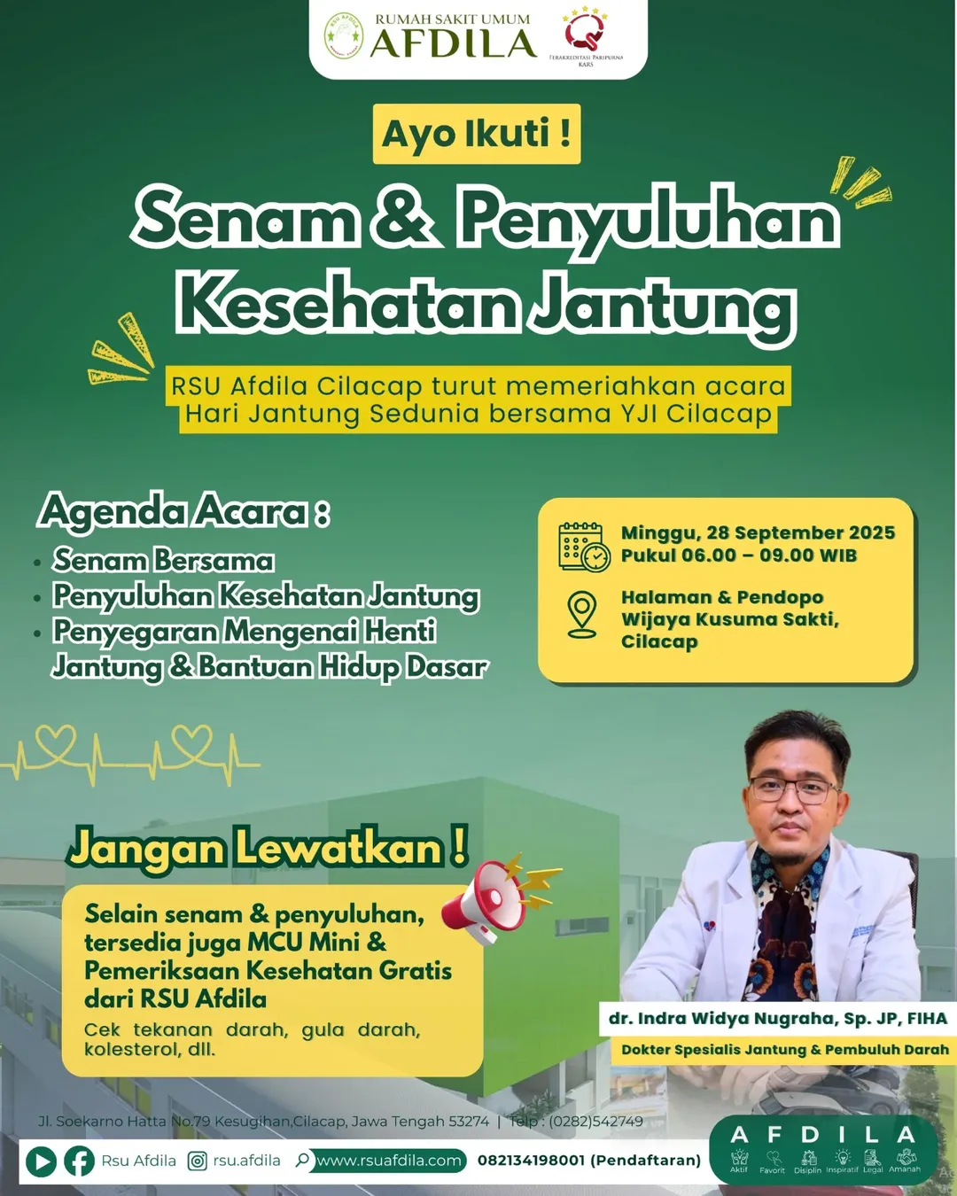 Yuk ramaikan Hari Jantung Sedunia 2025! 💓