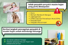 Yuk lindungi diri dan keluarga dari penyakit musim hujan!