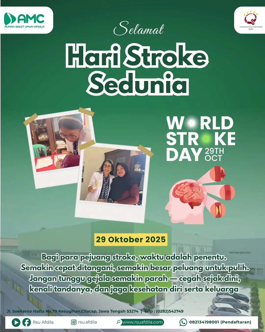 Selamat Memperingati Hari Stroke Sedunia.