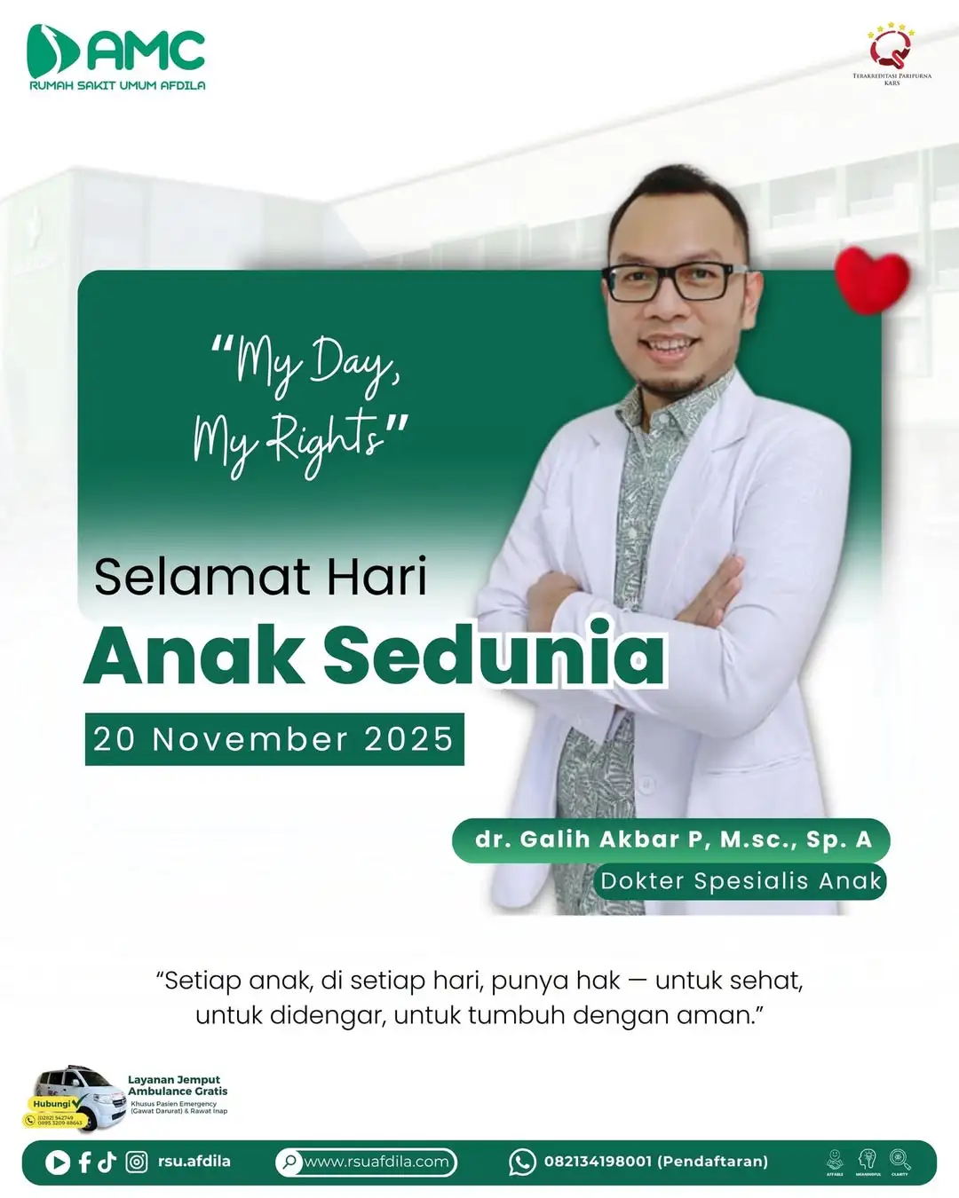 Selamat Hari Anak Sedunia! 🌍💚