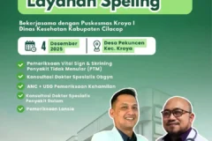 Layanan Speling Dokter Spesialis RSU Afdila hadir untuk masyarakat Desa Pekuncen, Kroya! 🌿