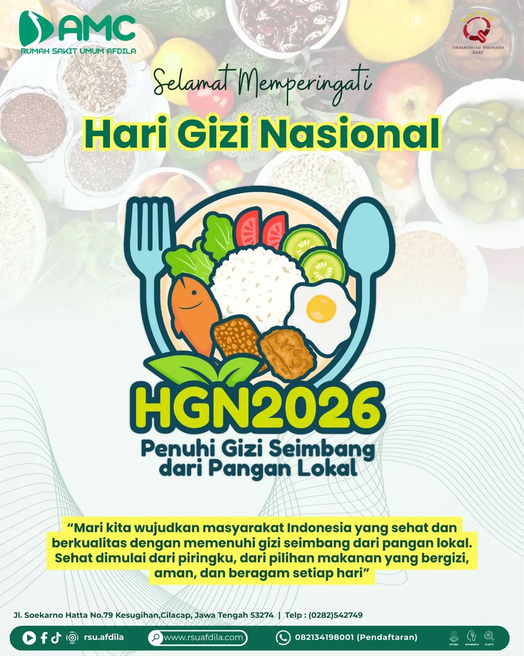 🍽️ Selamat Hari Gizi Nasional 2026