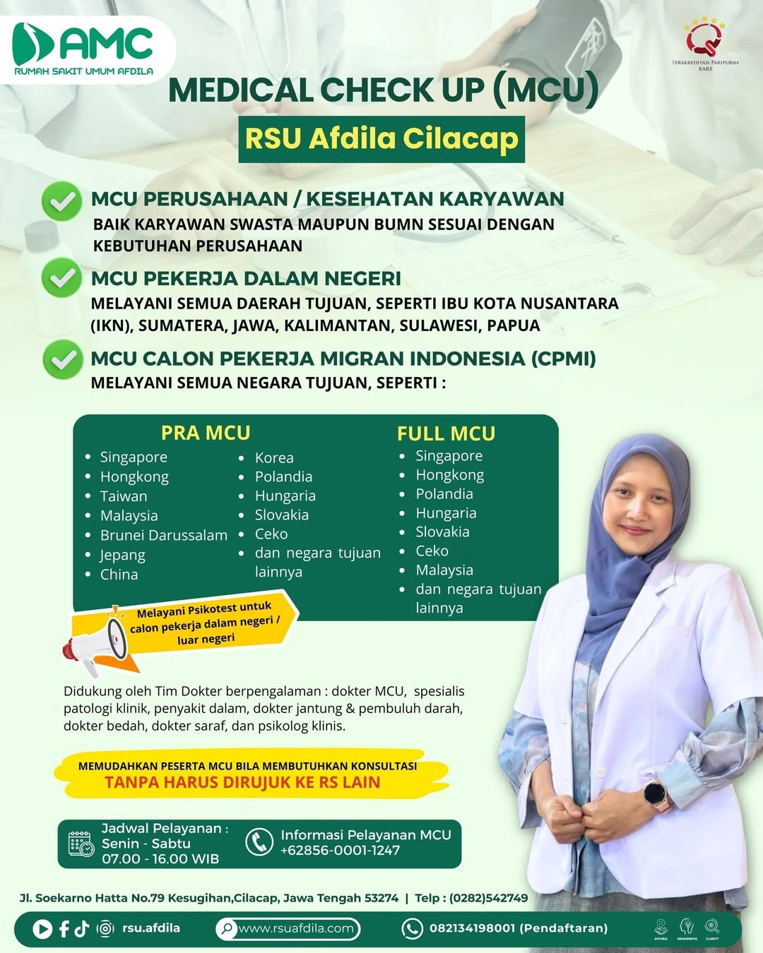Health Check-up Rutin itu penting 💚
