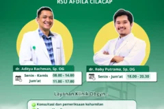 Kini hadir dua dokter Spesialis Kandungan & Kebidanan untuk melayani kebutuhan kesehatan ibu.