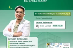 ✨ Selamat Bergabung di RSU Afdila Cilacap ✨dr. Muhammad Hidayat, M.Ked(Ped), Sp.A 👶👨‍⚕️