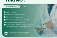 ✨ WE ARE HIRING – DOKTER UMUM ✨