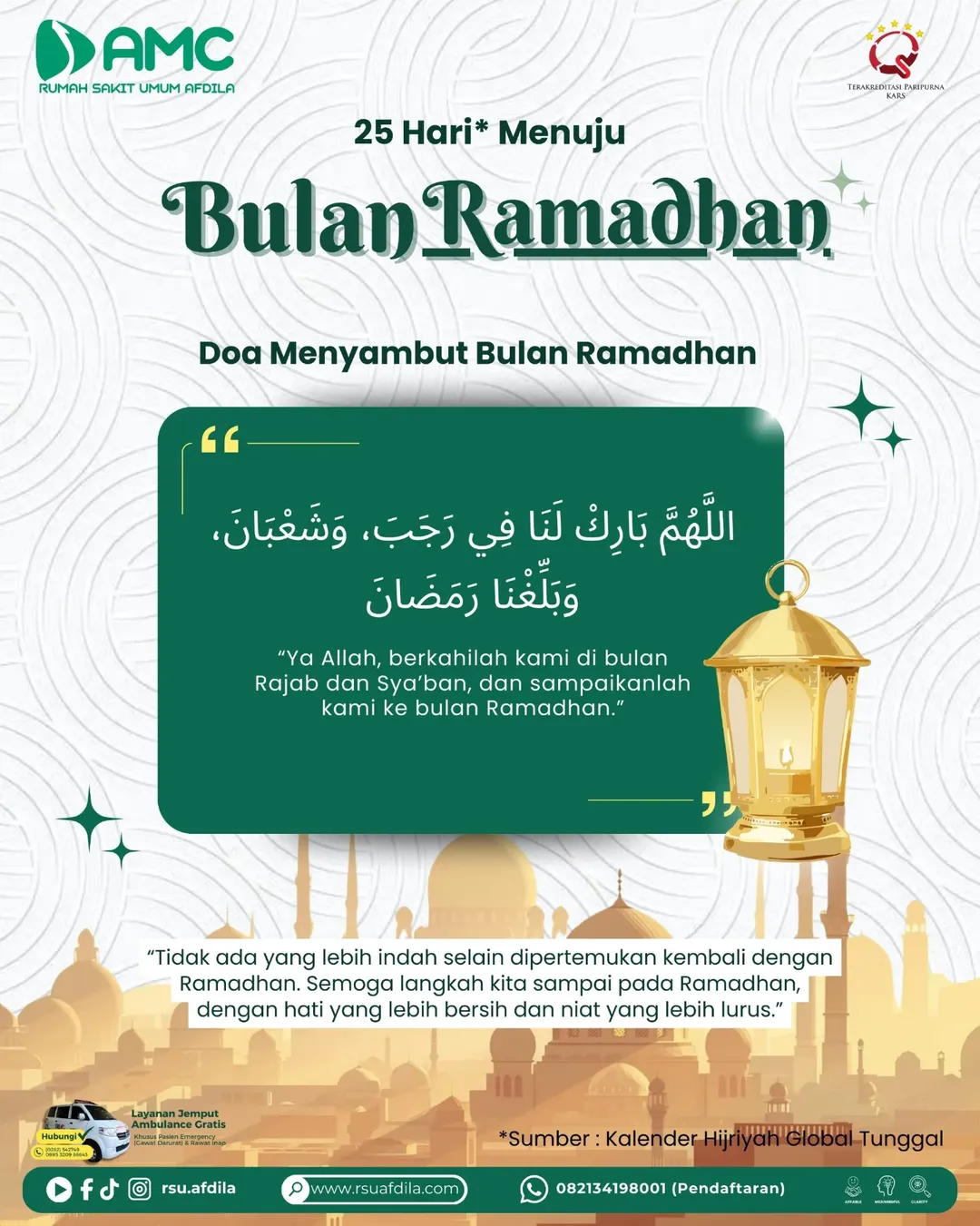 🌙 25 Hari Menuju Bulan Ramadhan