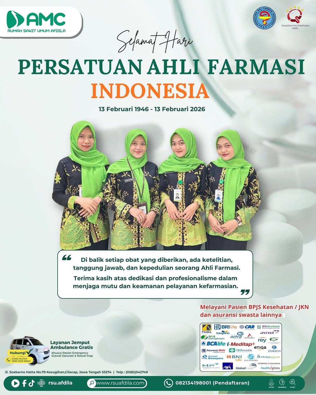 💊 Selamat Hari Persatuan Ahli Farmasi Indonesia